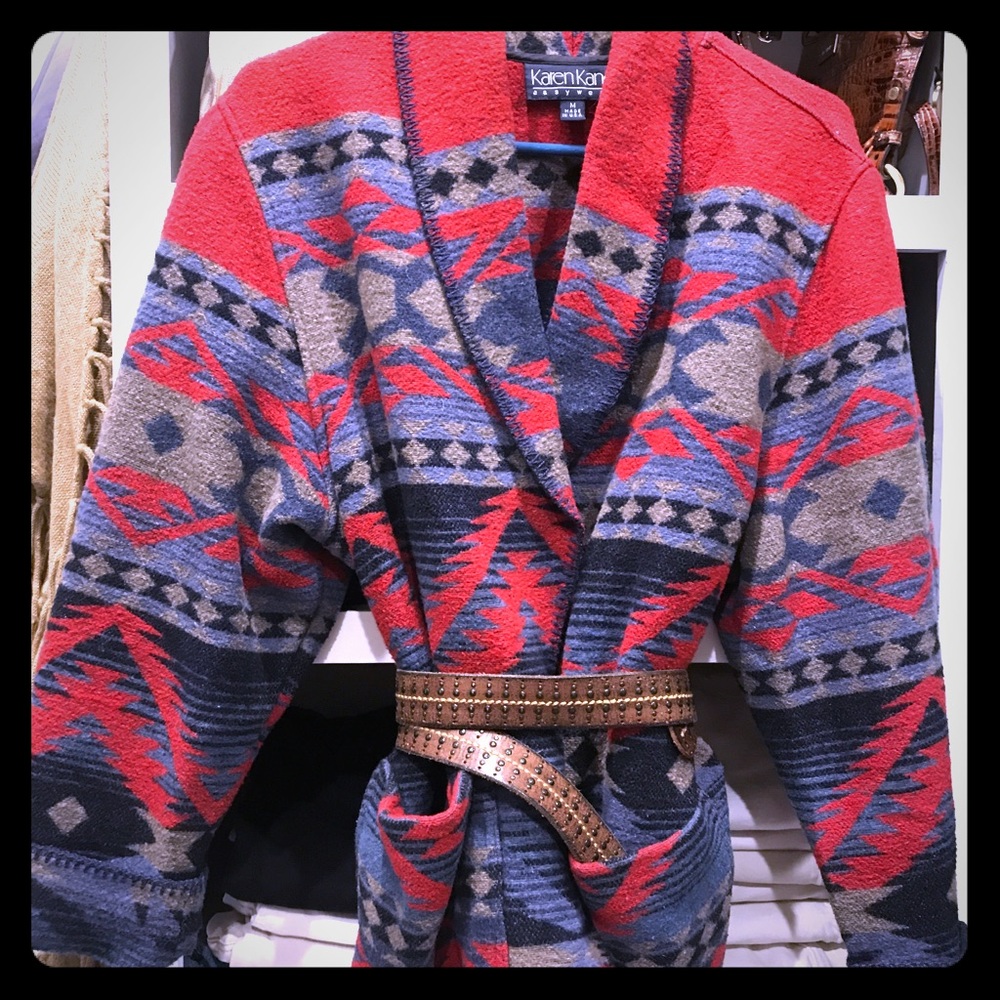 Karen Kane Blanket Wrap Jacket
